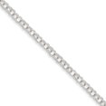 thumbnail image 1 of 14k White Gold Double Link Charm Bracelet, 1 of 6