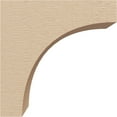 thumbnail image 3 of 3"W x 6"D x 6"H Classic Huntington Rough Cedar Woodgrain TimberThane Corbel, Primed Tan, 3 of 6
