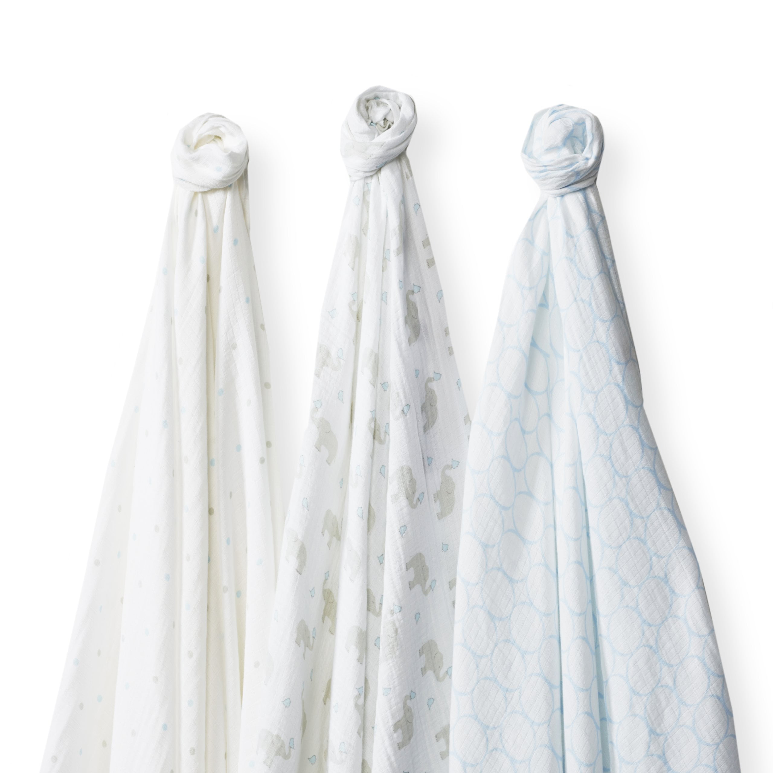 Swaddledesigns Swaddlelite, Set Of 3 Marquisette Swaddle Blankets