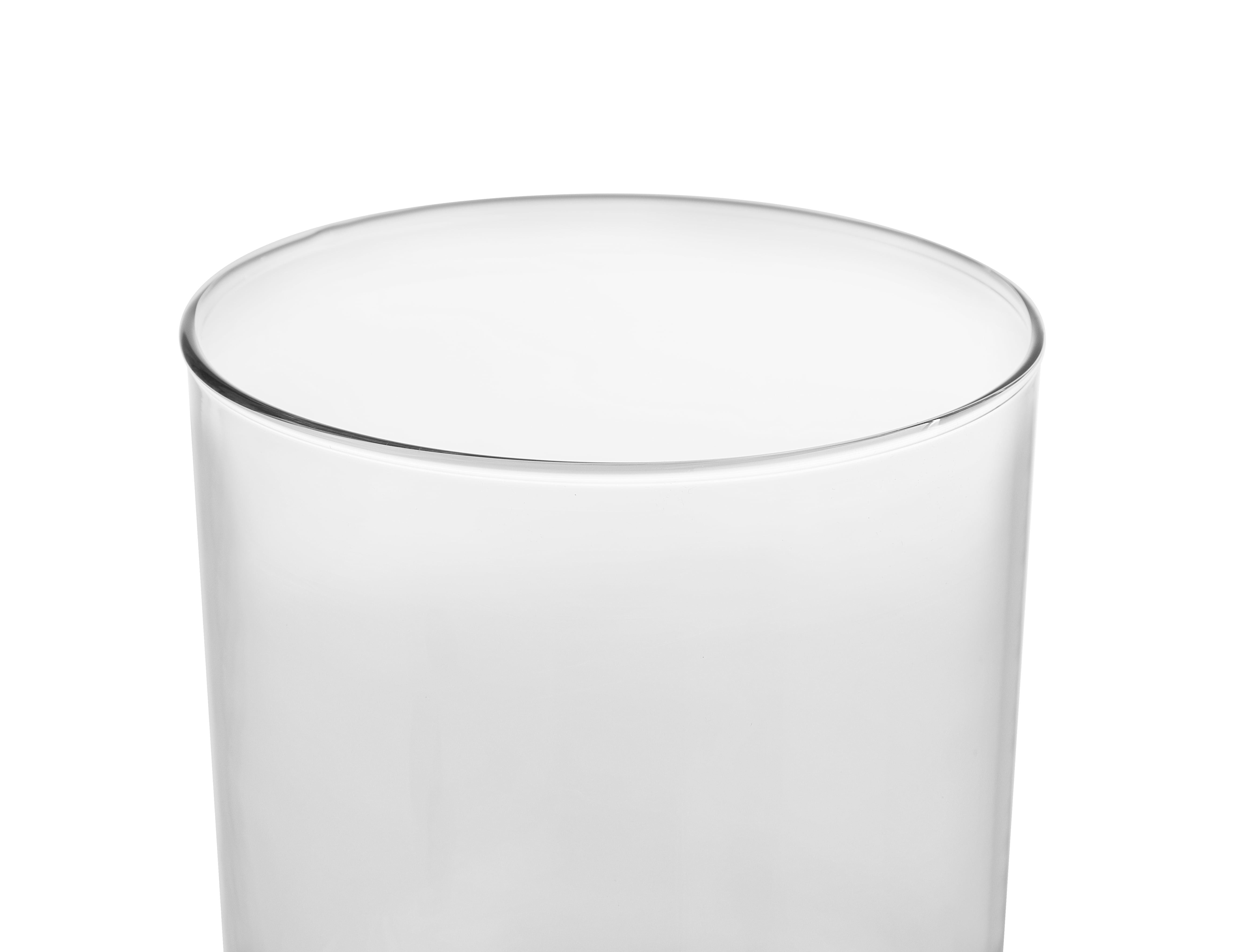 Libbey Classic Harbor Clear Glass Pillar Candle Holder, 11 in.