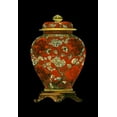thumbnail image 2 of Unknown 14x18 White Modern Wood Framed Museum Art Print Titled - Red Porcelain Vase II, 2 of 4