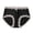Black#underwear for women#19, variant on Lace Trim Underwear for Women Mid Waist Panties Full Coverage Briefs Soft Strech Ladies Panties Breathable Underwears Gray XL