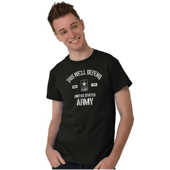 US Army Star Logo This We’ll Defend Men's Graphic T Shirt Tees Brisco Brands S