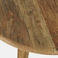 thumbnail image 3 of Reclamation Five Piece Round Rustic Reclaimed Solid Wood Round Dining Set with Upholstered Chairs, 3 of 4