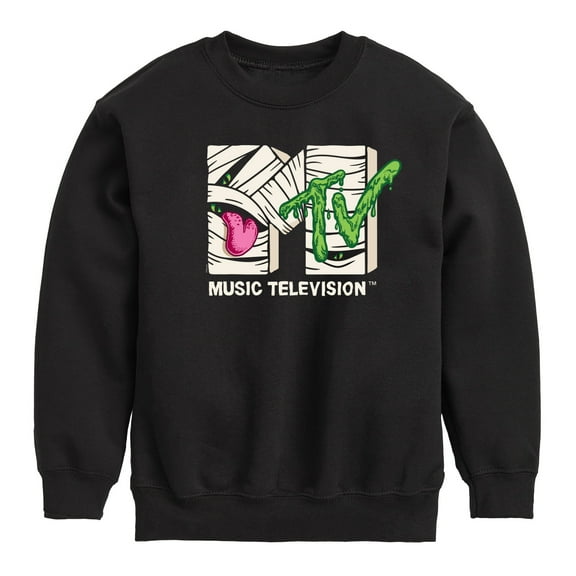 MTV - Logo Mummy Monster - Toddler & Youth Crewneck Fleece Sweatshirt