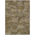 thumbnail image 2 of Addison Rugs Chantille Indoor/Outdoor Transitional Circles Brown Washable Rectangle Rug, 8' x 10', 2 of 6