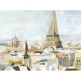 thumbnail image 2 of Warren, Annie 32x25 White Modern Wood Framed Museum Art Print Titled - Daylight Paris II, 2 of 4