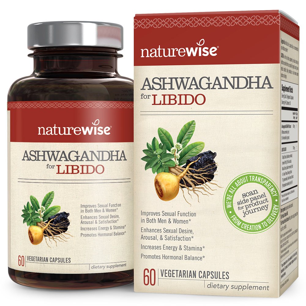 NatureWise Ashwagandha for Libido Capsules, 60 Ct