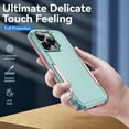 thumbnail image 6 of Mantto Case For iPhone 13 Pro, Hybrid Premium PC Protection Drop-Tested Anti-Scratch Tough Rugged Heavy Duty Dual Layer Military Grade Shockproof Back Case For iPhone 13 Pro,
Green+Pink, 6 of 8