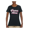 thumbnail image 2 of Wild Bobby Jesus Vibes Inspirational/Christian Women Graphic Tee, Black, Small, 2 of 6