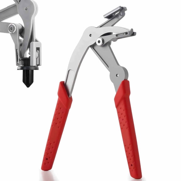 Clip Removal Tool Car Clip Pliers, Spring-Loaded Panel Clip Remover for Auto Trim Fasteners, 17-4 Stainless Steel