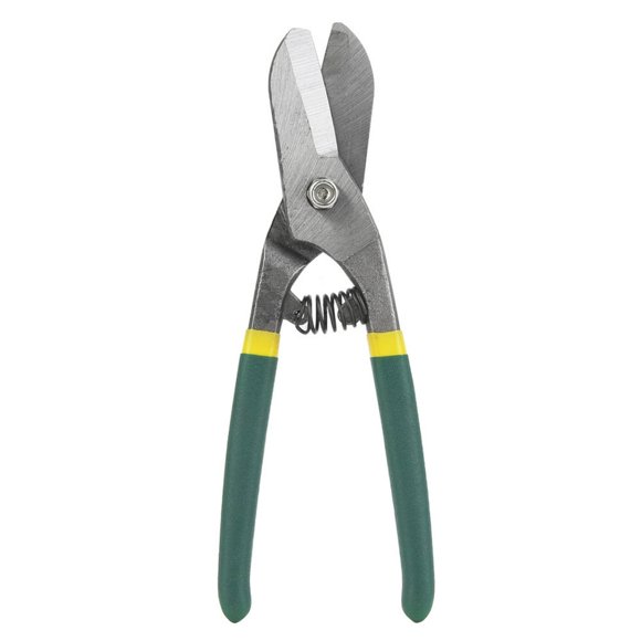 HLONK Germany Type Manual Steel Tin Snips Metal Shears Sheet Metal Cutting Scissors Cutter (8 inch)