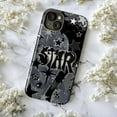 thumbnail image 5 of Y2K Star Phone Case, Dark Cosmic Graffiti Grunge Aesthetic Protective Cover for iPhone 16 15 14 13 12 11 Pro Max Plus Mini, 5 of 6