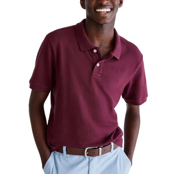 Remera Polo AEROPOSTALE Aero Uniform Manga Corta Dark Cherry M