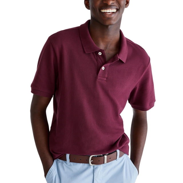 Remera Polo AEROPOSTALE Aero Uniform Manga Corta Dark Cherry XS