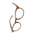 thumbnail image 4 of grinderPUNCH Lunettes de Lecture Rondes Ovales Légères pour Hommes et Femmes +4,50, Écaille, 4 of 6