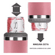 thumbnail image 4 of Portalatas Bloosom  De Cerveza De Acero Inoxidable Vaso Térmico 14oz Rosa, 4 of 5