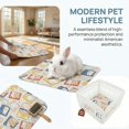 thumbnail image 3 of Non-Slip 36"x36"  Playpen Mat with 3-Layer Comfort,  and Washable  Crate Pad, Travel Mat and Sofa Protector for Puppies, Dogs, Cats, Rabbits, and Small , Blue, 3 of 6