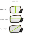 thumbnail image 5 of 5757B RH Passenger Side, Mirror Glass w/Blind Spot Compatible with 2017-2021 Buick Encore w/ Silicone Adhesive, 5 of 6