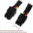 thumbnail image 4 of Cable de alimentación SATA para HDD, adaptador SATA de 15 pines en ángulo recto X2 a Mini ATX de 6 pines para computadoras de la serie 3653 y 3650, 4 of 5