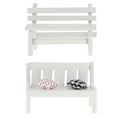 thumbnail image 6 of Raindrops  2 Pcs 1 6 Scale Doll Furniture Miniature Dollhouse Accessories Horizontal Bench, 6 of 8