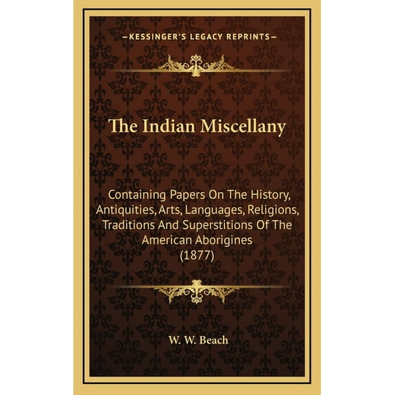 The Indian Miscellany (Hardcover)