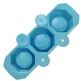 thumbnail image 2 of DIY Mold Silicone Handicrafts Mould Non-stick Heat-resistant Polygonal Mold for Cake Flowerpot  Blue, 2 of 9