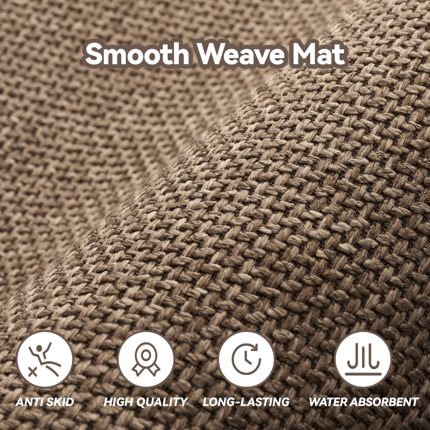 SIXHOME Washable Kitchen Rug, Absorbent Non-Slip Woven Floor Mat