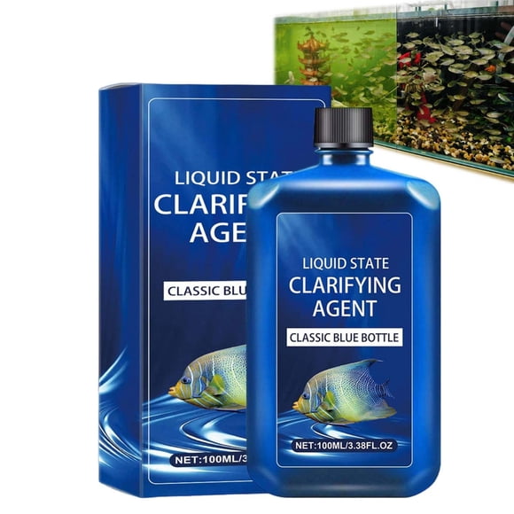 Komiseup 100ml Fast-Acting Aquarium Water Clarifier Clears Cloudy Tank