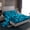 Blue, variant on Feelyou Vintage Square Abstract Twin Sheet Sets, Pixel Grid Miners Bedding, 3 Pieces