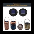 thumbnail image 5 of 4 Piezas LED Luces Solares Reemplazo Superior Linterna Solar Panel Solar Linterna Alimentada Luces de Tapa para Patio de Camino al Aire Libre, 5 of 5
