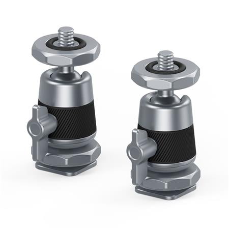 UPC: 6941590001623 | Mini Ball Head with Removable Cold Shoe Mount 2-Pack