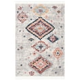 thumbnail image 4 of SAFAVIEH Morocco Audra Geometric Polyester Area Rug, Ivory/Multi, 2'6" x 4', 4 of 10