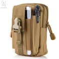 thumbnail image 2 of Gustave Men Waist Belt Bag EDC Pouch Organizer Small Tool Storage Purse Cell Phone Carrying Case for Men Outdoor Travel Hiking, Mud Color, 2 of 12
