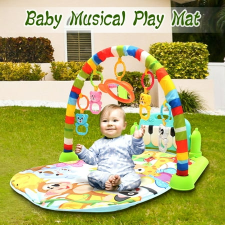 Hot Sales 3 In 1 Baby Kid Playmat Play Musical Pedal Piano