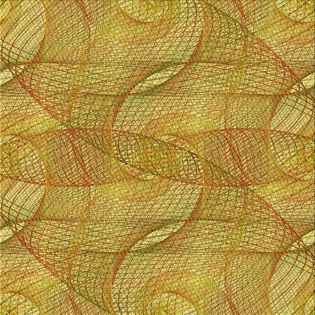 Ahgly Company Tapis d'Intérieur Lavable en Machine Carré Transitionnel Brun Doré Jaune, 6 Pieds Carré