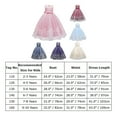 thumbnail image 5 of IBTOM CASTLE Flower Girl Lace Dress for Kids Wedding Bridesmaid Pageant Party Formal Long Maxi Gown Princess Communion Tulle Bow Dresses 4-5 Years Royal Blue, 5 of 9