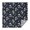 Darkblue Daisy Flower-1, variant on Darkgray Daisy Flower Green Leaves Pattern Square Tablecloth,Waterproof Square Table Cover,Wipeable Spillproof Washable Table Cover for Home Kitchen Party Decor 42"X42"(107x107cm)