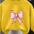 thumbnail image 4 of zuwimk Toddler Baby Girl Clothes Fall Outfits Long Sleeves Sweatshirt Tops Pants Set(Yellow,7-8 Years), 4 of 5