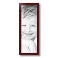 thumbnail image 2 of ArtToFrames 6" x 17" Cherry Picture Frame, 6x17 inch Red Wood Poster Frame (WOM-4213),  Pack, 2 of 6