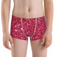 thumbnail image 5 of Yiaed Pink Glitter Print Boys' Boxer Briefs Cotton Casual Stretch Comfort Boys Boxers - Kids Boxer Briefs Underwear for Boys (6-18)-X-Small, 5 of 5