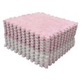 thumbnail image 3 of Plush Puzzle Foam Floor Mat, Plush Foam Interlocking Rug Skin Friendly 10pcs  for Living Room, 3 of 8