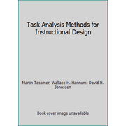 Angle View: Task Analysis Methods for Instructional Design, Used [Paperback]