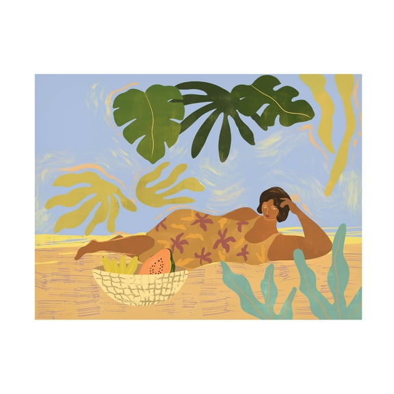 Trademark Fine Art Arty Guava Lazyday Canvas Wall Art