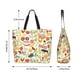 thumbnail image 5 of Balery Farm Bolsa Tote Estilo Estético con Cremalleras, Bolsa de Hombro, Bolsa de Compras Grande y Plegable, 5 of 8