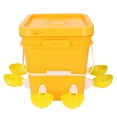 thumbnail image 2 of Juego De Bebedero Automático Para Pollos, Cubo De PP Para Colgar O Molido De Gran Capacidad, 6 Vasos De Riego, Kits De Tetinas Para Aves De Corral, Pájaros, Pato, Ganso, Pavo,, 2 of 7