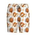 thumbnail image 4 of Wukai Cute Squirrel Men’s Short Pajama Pants With Pockets Soft Sleep Pj Shorts for Men-Medium, 4 of 6