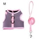 thumbnail image 2 of Arnés para caminar para mascotas, chaleco, correa segura para el pecho, acolchado, transpirable, decoración de entrenamiento, cuerda de tracción, accesorios para ropa, rosa M Eigraketly PT000592-01, 2 of 7
