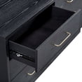thumbnail image 3 of Marlow Black Wood Dresser, 3 of 7