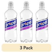(3 pack) Propel Zero Grape Electrolyte Fitness Water, 20 fl oz, Bottle